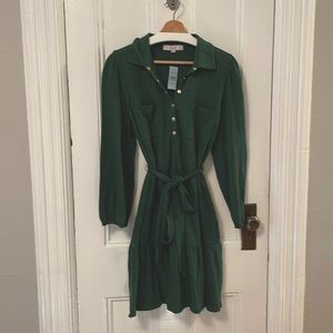 LOFT dress never worn with tags. Perfect for Spring! Green